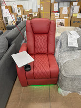 Home Theater Red recliner- right armrest only- we don’t ship