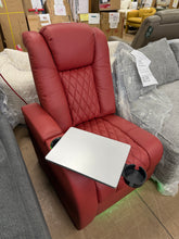 Home Theater Red recliner- right armrest only- we don’t ship