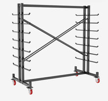 🔥 HEAVY-DUTY ROLLING PIPE &amp; LUMBER STORAGE RACK — $119!