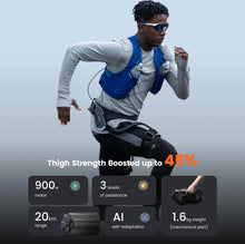 DNSYS X1 Carbon Exoskeleton, NO SHIPPING- AI-Powered Leg Assistance, 1.2HP Motor, 20km Base Range, 3s Battery Swap, for Hiking, Climbing, Running, Size M (Waistline 33.5-43.3in)- used briefly a few times
