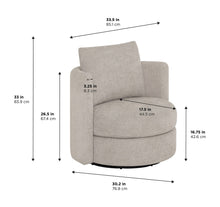 No shipping- Thomasville Davos Swivel Chairs, 2-pack, in Gray.