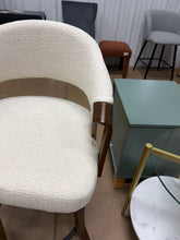🔥 PAIR OF BRAND NEW BOUCLÉ UPHOLSTERED COUNTER HEIGHT BAR STOOLS — ONLY $149 FOR BOTH!! 🔥