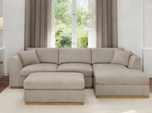Henredon Caley Reversible Sofa Chaise with Ottoman! (BRAND