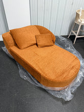 Orange boneless style sleep lounge - new- super comfy!