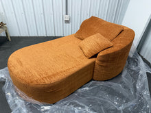 Orange boneless style sleep lounge - new- super comfy!