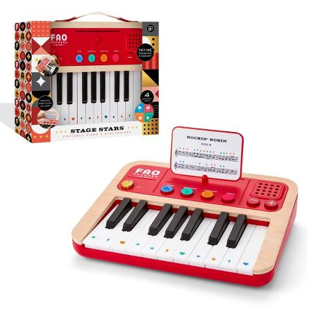 FAO Schwarz Stage Stars Portable Piano and Synthesizer!  -New in The Box