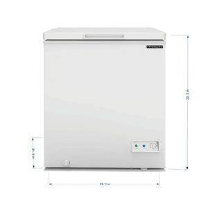 Frigidaire 5.0 Cu. ft. Chest Freezer, White! Used - minor dents - works great