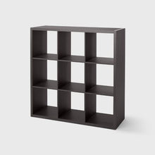 9 Cube Organizer - Brightroom, Black Oak!  -New in The Box