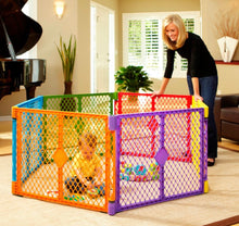 Toddleroo by North States Superyard Colorplay 6 Panel Freestanding Gate- NEW IN BOX!!!