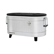 Permasteel 80 Quart Portable Cooler in Galvanized Steel!! (New out of the box)