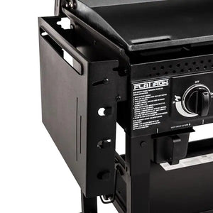 Char-Griller Flat Iron 3-Burner Outdoor Griddle Gas Grill with Lid in Black!! NEW AND ASSEMBLED (HOOD IS DENTED FROM SHIPPING)!!