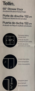 Kohler Tellin 60” Shower Door! (Brand New In The Box)  -Brand New in The Box
