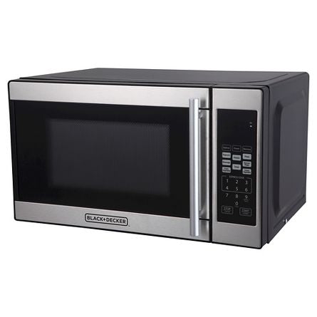 BLACK+DECKER 0.7 cu ft 700W Microwave Oven - Black! (USED LIGHTLY - VERY CLEAN!)