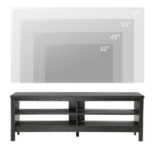 Wampat Farmhouse TV Stand for 65'' TV, Entertainment Center for Living Room, 60 Inch, Black- NEW IN BOX!!!