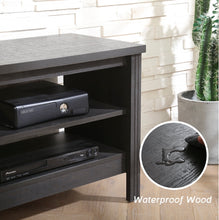 Wampat Farmhouse TV Stand for 65'' TV, Entertainment Center for Living Room, 60 Inch, Black- NEW IN BOX!!!