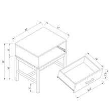 Guthrie Two-Tone Nightstand - Threshold™! (NEW IN THE BOX)
