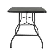Cosco 6 Foot Centerfold Folding Table, Black!  -Brand new-