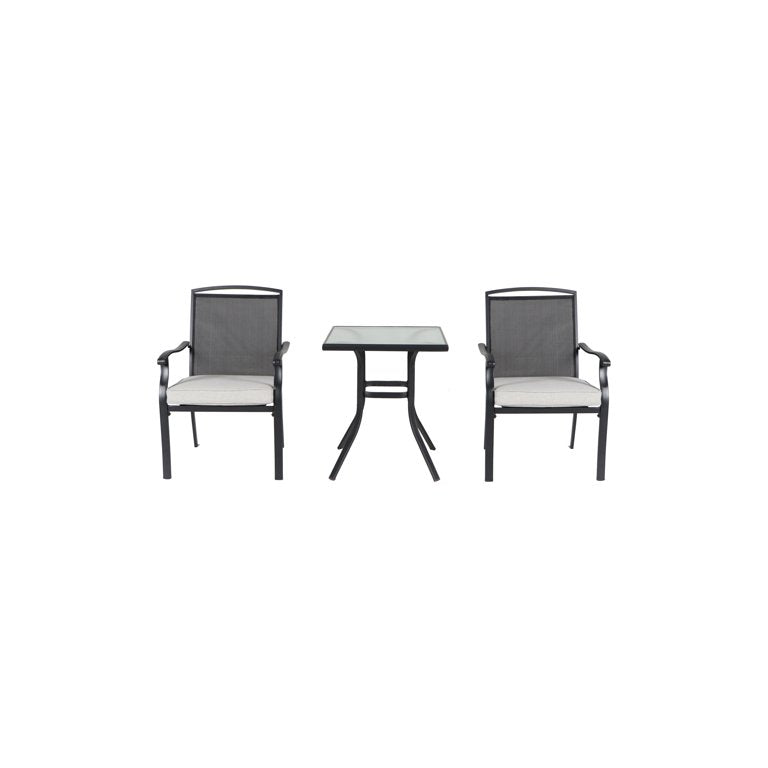 Mainstays Alexandra Square 3Piece Outdoor Furniture Patio Bistro Set