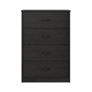 Mainstays 4-Drawer Dresser, Black Oak  **New in box**