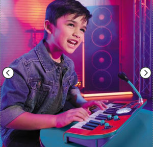 Little Tikes Kids' My Real Jam Keyboard with Microphone and Keyboard Case - Red- NEW IN BOX!!!!