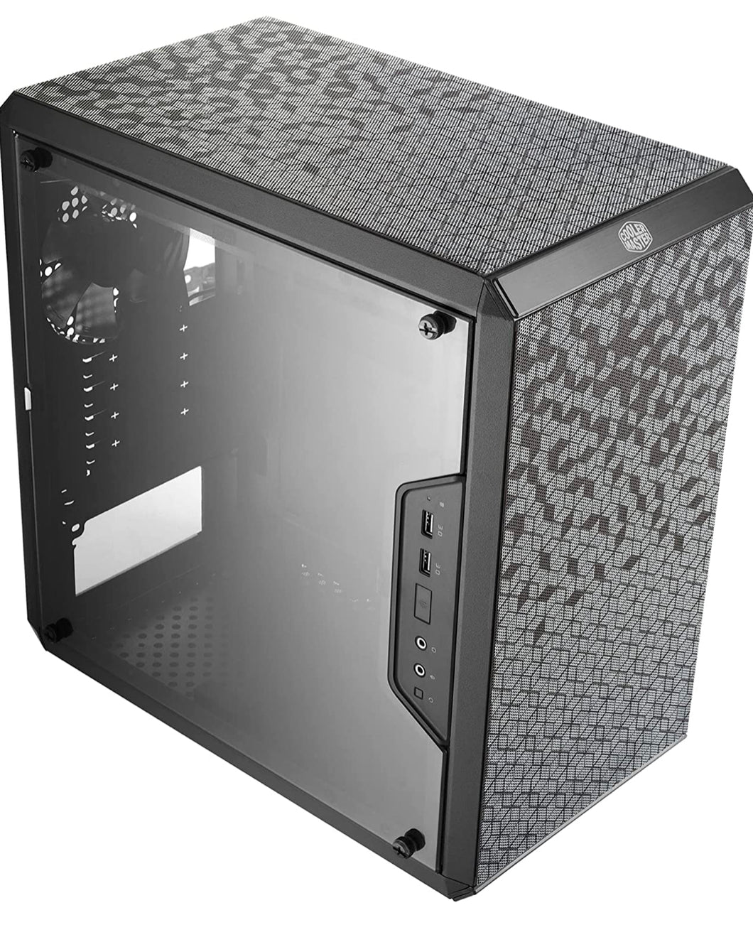 Cooler Master MasterBox Q300L Micro-ATX Tower with Magnetic Design Dust Filter, Transparent Acrylic Side Panel, Adjustable I/O & Fully Ventilated Airflow, Black- NEW IN BOX!!!!