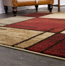 Better Homes & Gardens Spice Grid Geometric Area Rug, Rouge, 94" x 130"-  NEW IN PLASTIC!!!