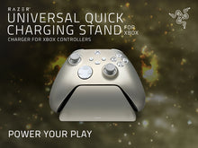 Razer Universal Quick Charging Stand for Xbox Series X|S: Magnetic Secure Charging - Perfectly Matches Xbox Wireless Controllers - USB Powered - Lunar Shift (Controller Sold Separately)**New in box**