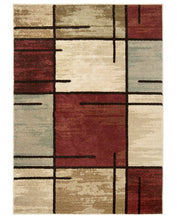 Better Homes & Gardens Spice Grid Geometric Area Rug, Rouge, 94" x 130"-  NEW IN PLASTIC!!!