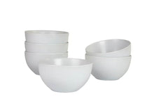 10 Strawberry Street Wazee Matte 5.5"/20oz Cereal Bowl, Set of 6, White- NEW IN BOX!!!