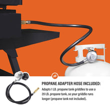 Blackstone Adventure Ready 22" Propane Griddle with Stand and Adapter Hose!! NEW IN BOX!!